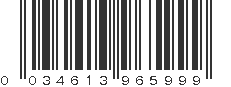 UPC 034613965999