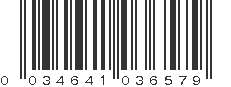 UPC 034641036579