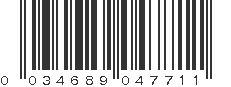 UPC 034689047711