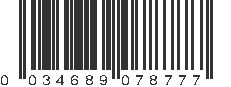 UPC 034689078777