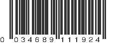 UPC 034689111924