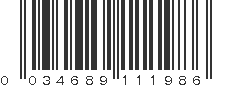 UPC 034689111986