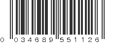 UPC 034689551126