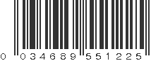 UPC 034689551225