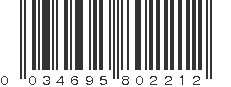 UPC 034695802212