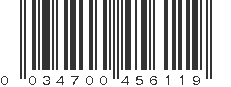 UPC 034700456119