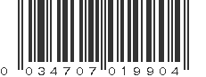 UPC 034707019904