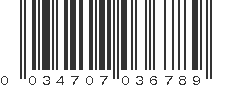 UPC 034707036789