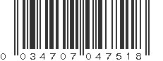 UPC 034707047518