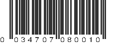 UPC 034707080010