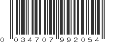 UPC 034707992054