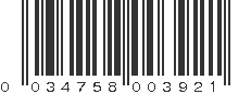 UPC 034758003921