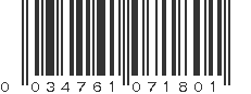 UPC 034761071801