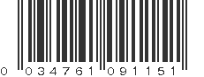 UPC 034761091151