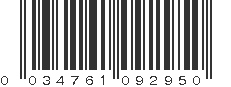 UPC 034761092950