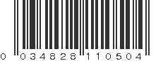 UPC 034828110504