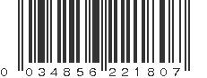 UPC 034856221807