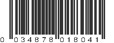 UPC 034878018041