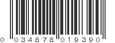 UPC 034878019390