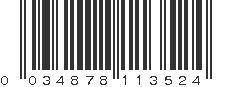 UPC 034878113524