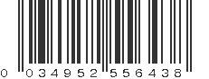 UPC 034952556438