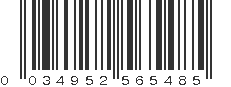 UPC 034952565485