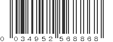 UPC 034952568868