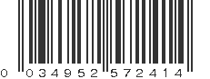 UPC 034952572414