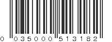 UPC 035000513182