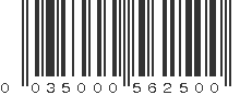 UPC 035000562500