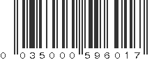 UPC 035000596017