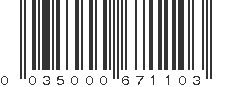 UPC 035000671103