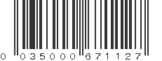 UPC 035000671127