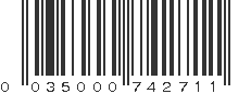 UPC 035000742711