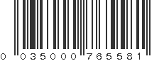 UPC 035000765581