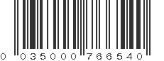 UPC 035000766540