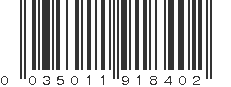 UPC 035011918402