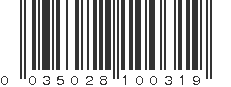 UPC 035028100319