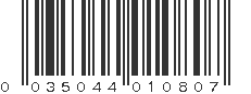 UPC 035044010807