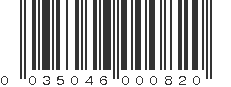 UPC 035046000820