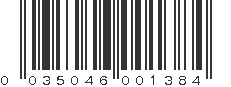 UPC 035046001384