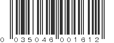 UPC 035046001612