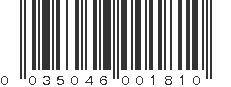 UPC 035046001810