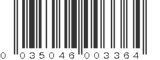 UPC 035046003364