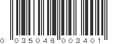 UPC 035046003401