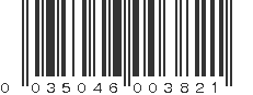 UPC 035046003821