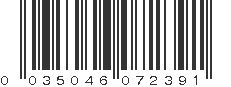 UPC 035046072391