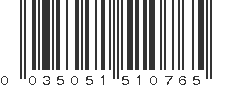 UPC 035051510765