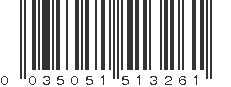 UPC 035051513261