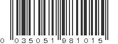 UPC 035051981015